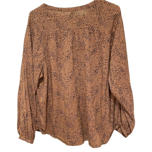 Old Navy Long Sleeve Button Down Speckled Shirt Size Large - Picture 2 of 6